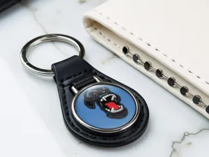 Custom Leather Key Rings Stylish Chic Force Design
